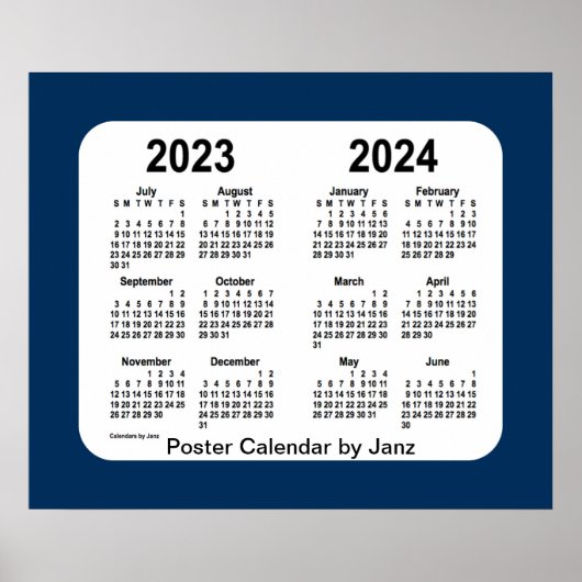Poster 2023-2024 Boîte de police Calendrier de l'école bl (Devant)