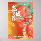 Poster 2024 Chinois Lunar Nouvel An Business Marketing (Devant)