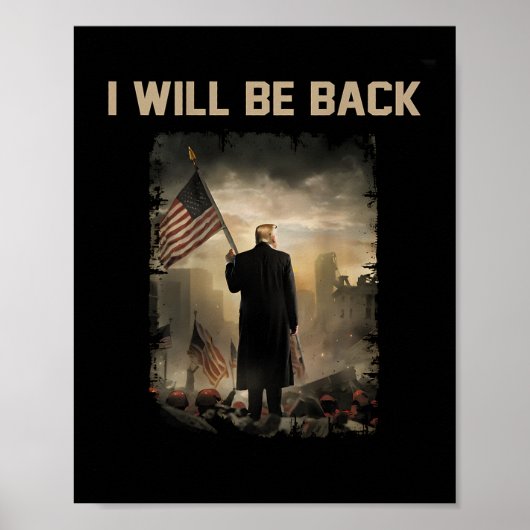 Poster 2024 Je serai de retour (sur le dos) (Devant)