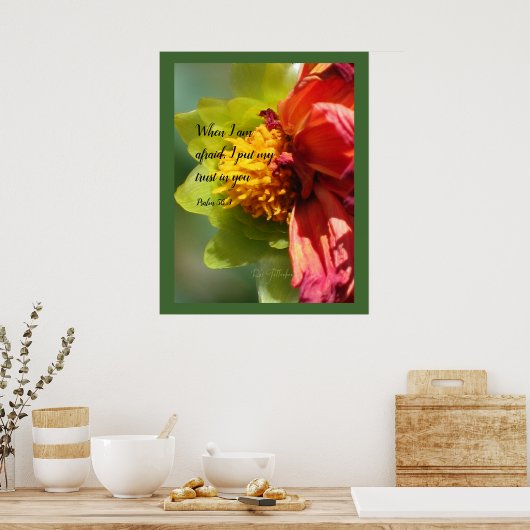 Poster 2024 JW year text Psalm 56:3 (Cuisine)