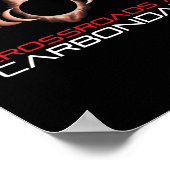 Poster 2024 Solar Eclipse Carbondale Illinois (Coin)