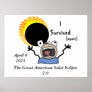 Poster 2024 Solar Eclipse Survival