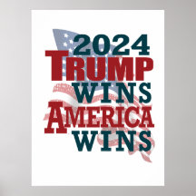 2024 Trump gagne - l'Amérique gagne