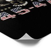 Poster 2024 Trump remporte le Drapeau des femmes aigle de (Coin)