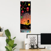 Poster 2025 - Dans le flux (Bureau à domicile)