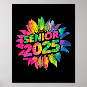 Poster 2025 Senior Tie Dye Cl De 25 Senior 2025 Graduatio