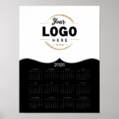 Poster 2026 Ajouter Votre Logo Calendrier Pur Année Compl (Devant)