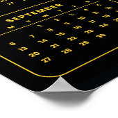 Poster 2026 Black Goldendoodle Calendar (Coin)