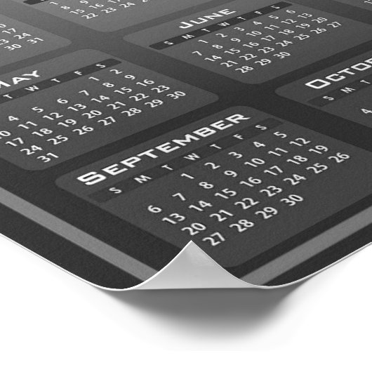 Poster 2026 Calendar  (Coin)