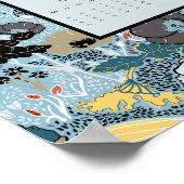 Poster 2026 Calendar Full Year Floral Butterflies (Coin)