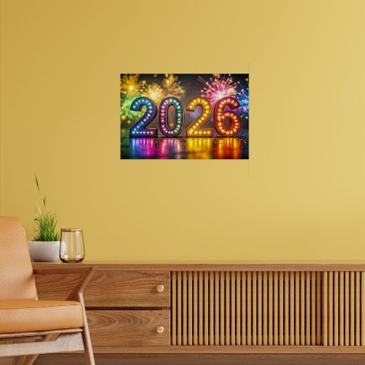 Poster 2026, Célébration de la Nouvelle Année, (Salon 2)
