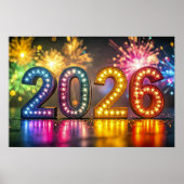 Poster 2026, Célébration de la Nouvelle Année, (Devant)
