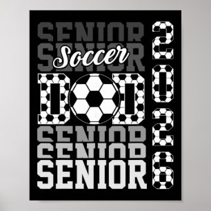 Poster 2026 Football Papa Diplômé Sénior Correspondance F