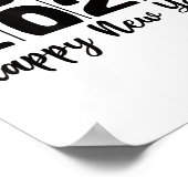 Poster 2026 Happy New Year Bold Numbers Celebration Party (Coin)