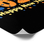 Poster 2026 Happy New Year Fireworks Celebration  (Coin)