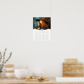 Poster 2026 Sorcière année complète Calendrier du mur (Cuisine)