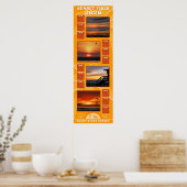 Poster 2026 Sunsets and Beach Vibes Calendar (Cuisine)