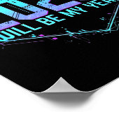 Poster 2026 Will Be My Year Motivational Sitive Mindset Q (Coin)