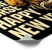 Poster 2026 Year Of The Horse Happy Chinese New Year Fire (Coin)