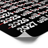 Poster 2027 Will Be My Year Procrastination New Year Reso (Coin)