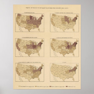 Poster 204 Manufactures/mille²