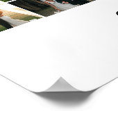 Poster 20 ans de mariage photo Collage Anniversaire Maria (Coin)