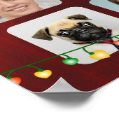 Poster 20 Photos Joyeux Noël de l'équipe marquée (Coin)