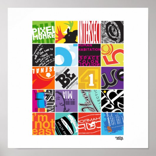 Poster 20 Projet Carré I (Devant)