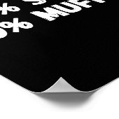 Poster 20% Stud 80% Muffin Tee Funny Quotes Tee (Coin)