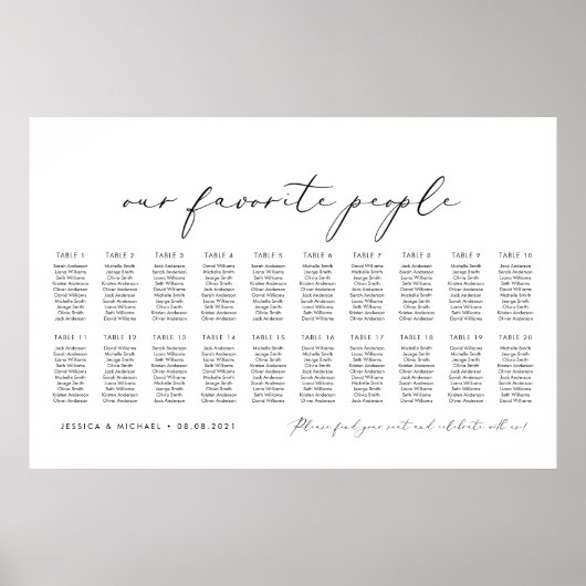 Poster 20 Tableaux Notre Plate-forme préférée pour les ge (Devant)