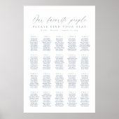 Poster 20 Tables Notre Plan de Table des Gens que Nous Ai (Devant)