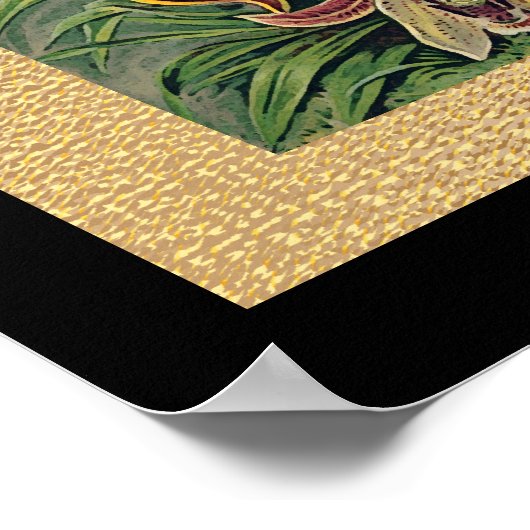 Poster 20 x 24 Noir et Or (Coin)