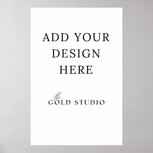 Poster 20 x 30 inch Blanco Sjabloon (Voorkant)