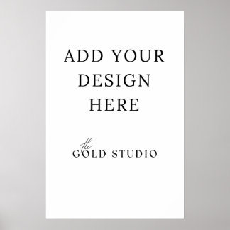 Poster 20 x 30 pouces Modèle vierge