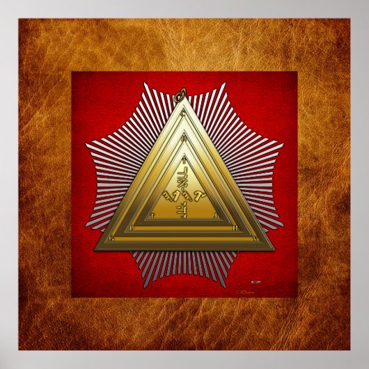 Poster 20e Degré : Maître de la Loge Symbolique (Devant)