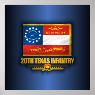 Poster 20ème Infanterie du Texas