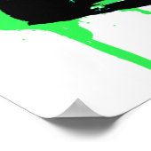 Poster 20x16 Splatter Semi-brillant (Coin)