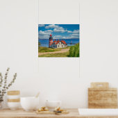 Poster 20x16 West Quoddy Head Lighthouse, Lubec, Maine (Cuisine)