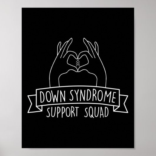 Poster 21 Équipe de soutien pour le syndrome de Down (Devant)