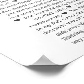 Poster 21 raisons pour lesquelles nous vous aimons PHOTO  (Coin)