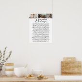 Poster 21 raisons pour lesquelles nous vous aimons PHOTO  (Cuisine)