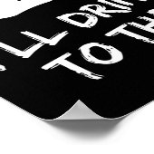 Poster 21e Anniversaire Drôle Je boirai à ça (Coin)