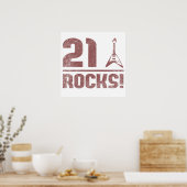 Poster 21e Anniversaire Rocks (Cuisine)