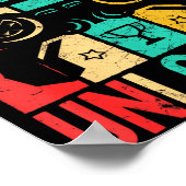 Poster 21st Birthday Level 21 Unlocked Gamer Funny Birthd (Coin)