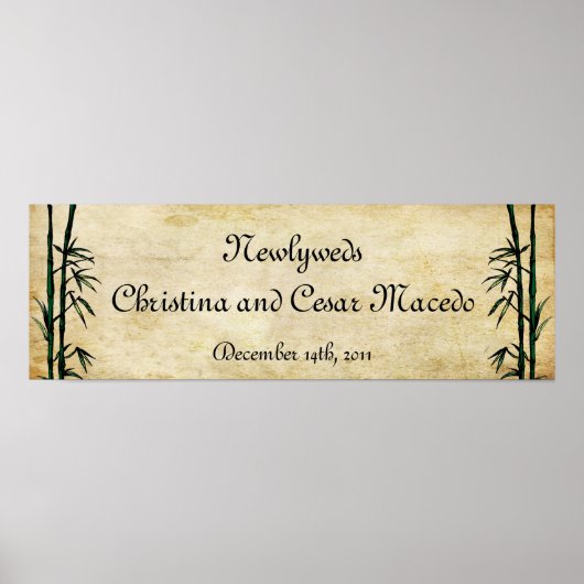 Poster 22.5"x 7.5" Personalized Banner Geisha (Devant)