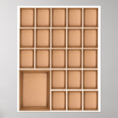 Poster 22 Image Boxes to create a Class Picture (Devant)