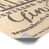 Poster 23 mars 1935 Ad Dixie Belle Gin (Coin)