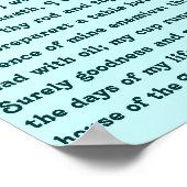 Poster 23 Psaume (Coin)