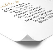 Poster 23 Tables Trouvez votre place Plan de table (Coin)