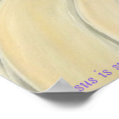 Poster 23" x 32" Jésus sourit parce qu'il vous aime ! (Coin)